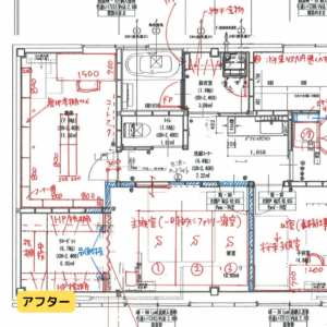 どこに何を置く予定?本気で配置すると入口位置を変えたくなるけど…